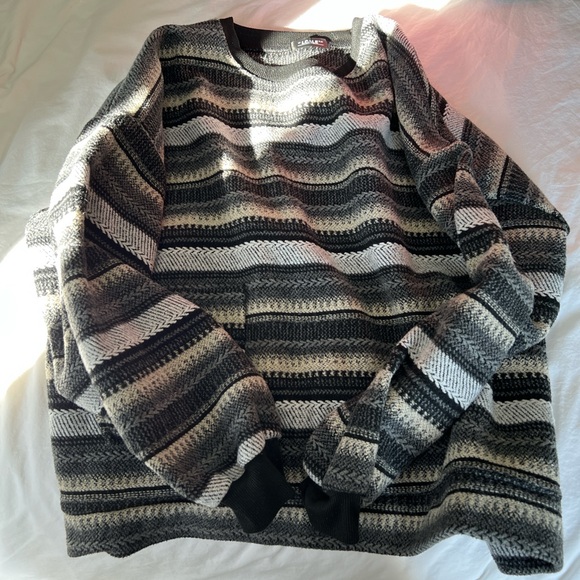 Striped Gray Sweater - Picture 3 of 3